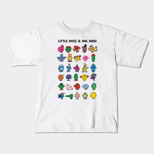 Little Miss Mr. Men Kids T-Shirt